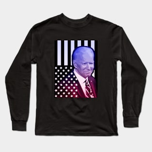 Joe Biden Portrait Long Sleeve T-Shirt